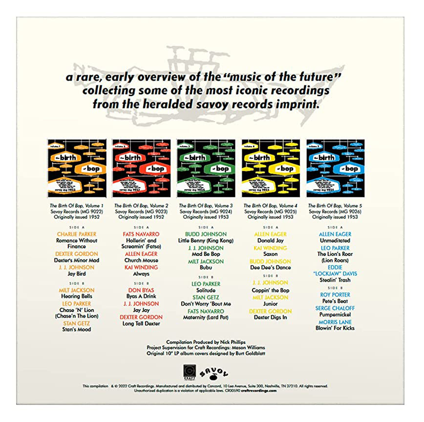 The Birth Of Bop The Savoy Collection Vinyl 10" Boxset