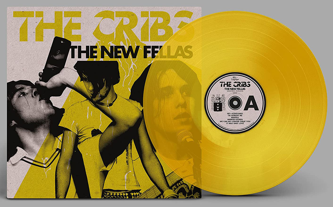 The Cribs The New Fellas Limited Yellow Vinyl LP