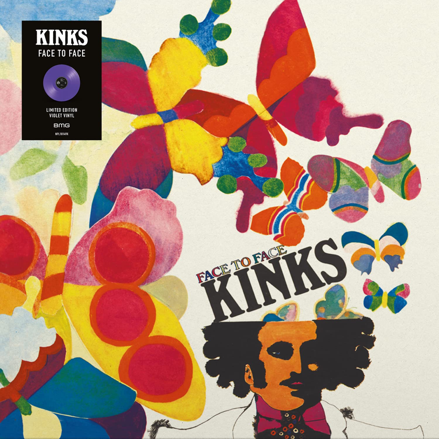 The Kinks Face To Face Limited Violet Vinyl LP