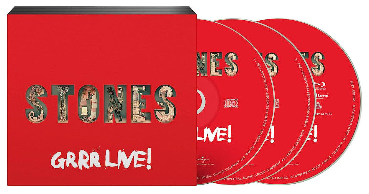 The Rolling Stones GRRR Live! 2CD+Blu-Ray [Importado]