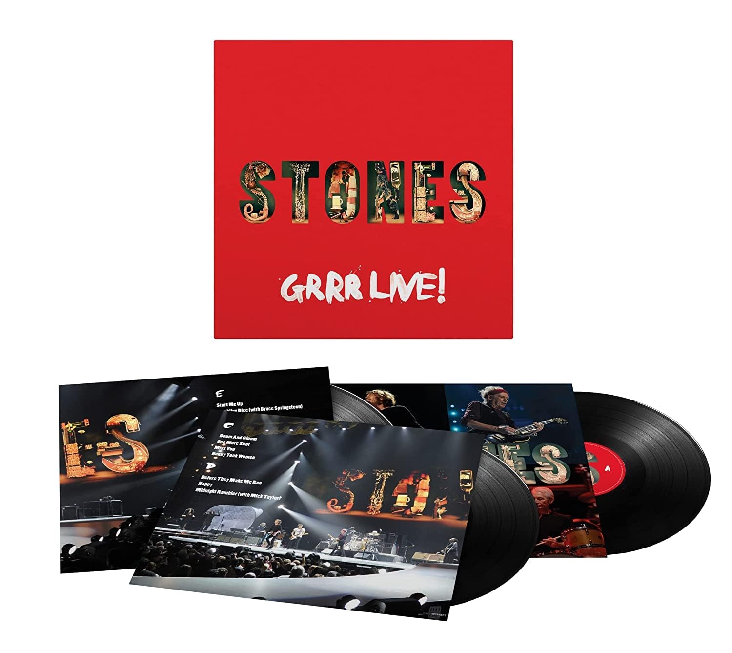 The Rolling Stones GRRR Live! Vinyl LP