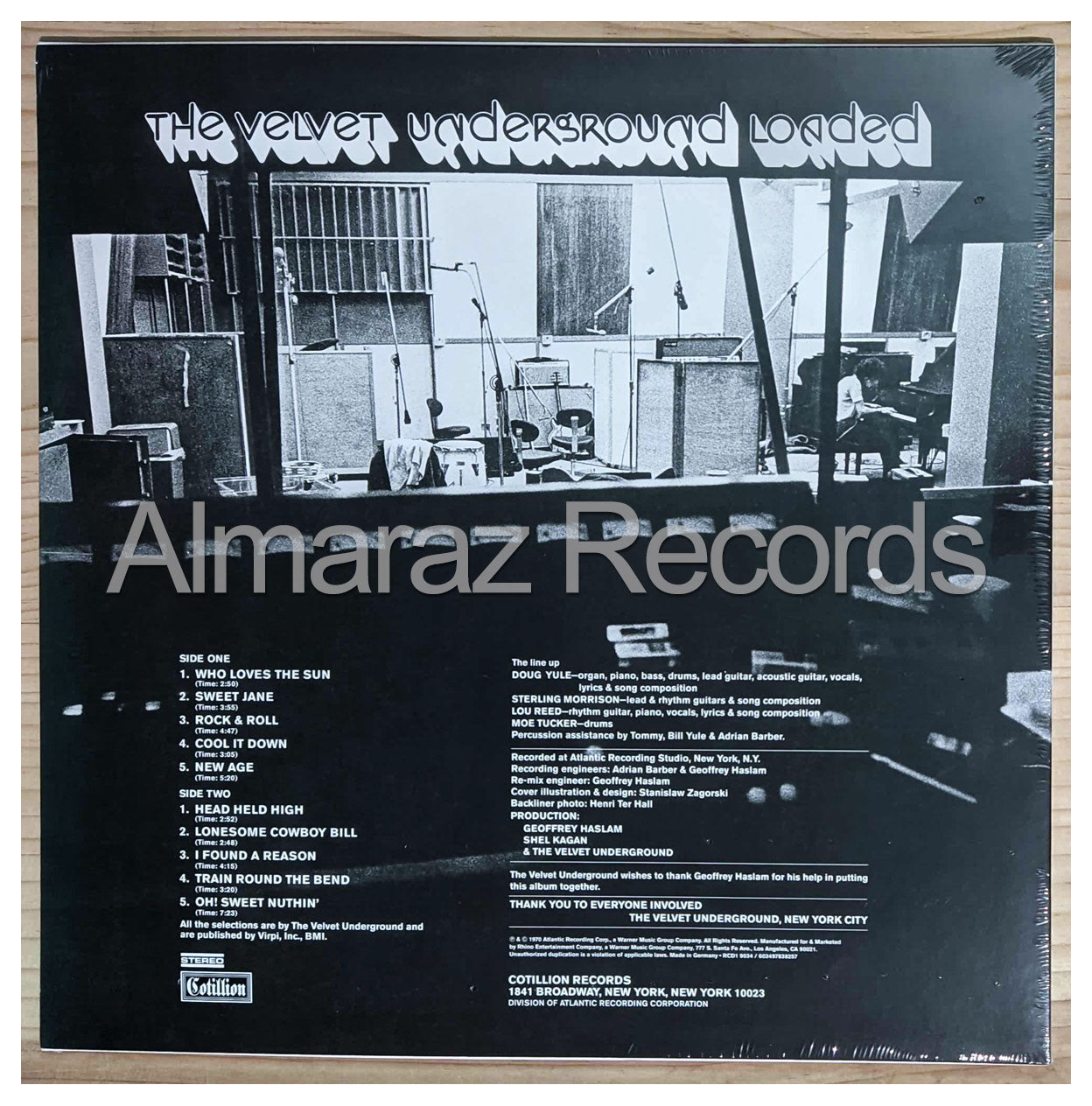 The Velvet Underground Loaded Crystal Clear Diamond Vinyl