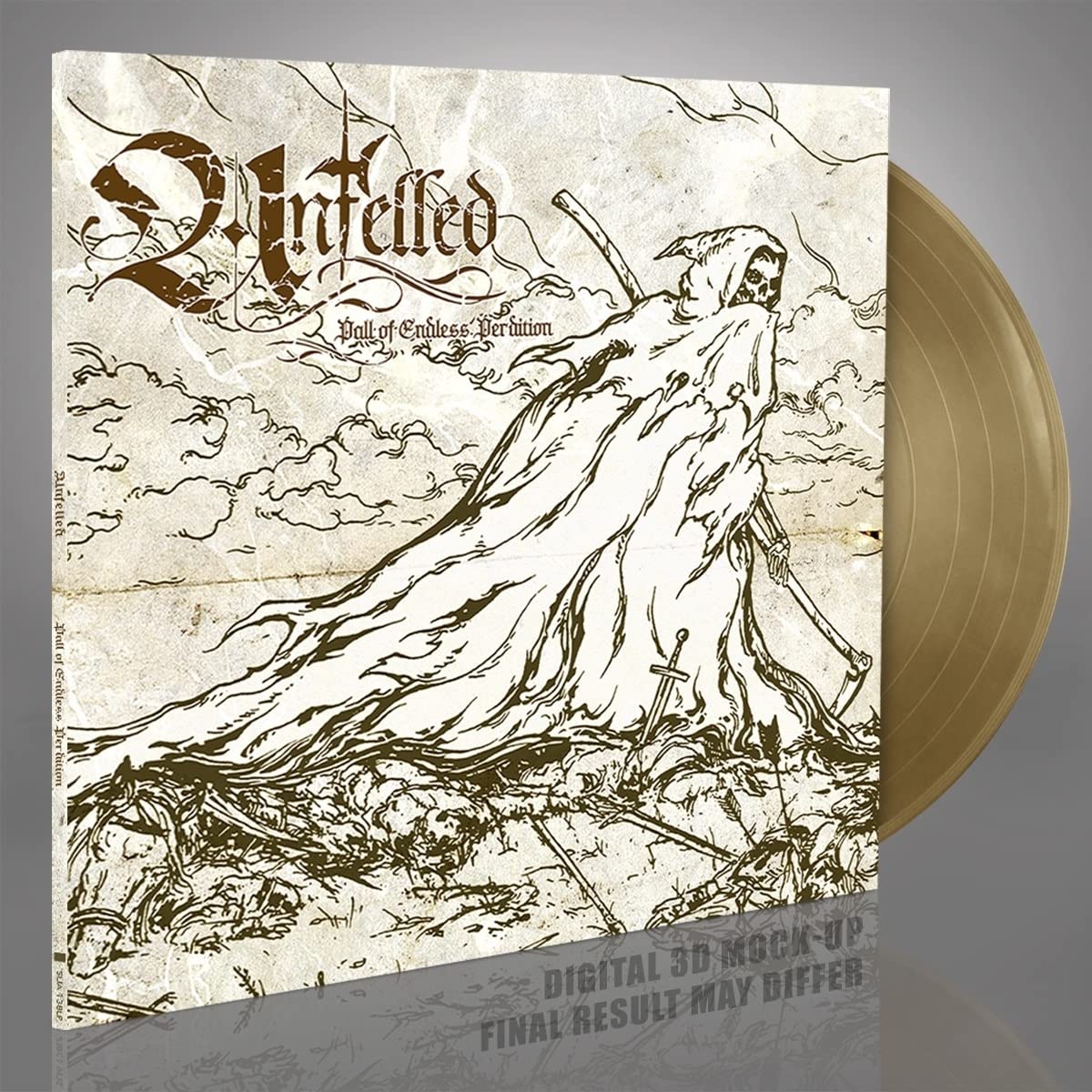 Unfelled Pall Of Endless Perdition Limited Gold Vinyl LP