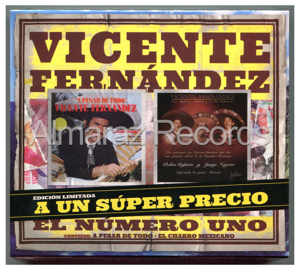 Vicente Fernandez A Pesar De Todo + El Charro Mexicano 2CD
