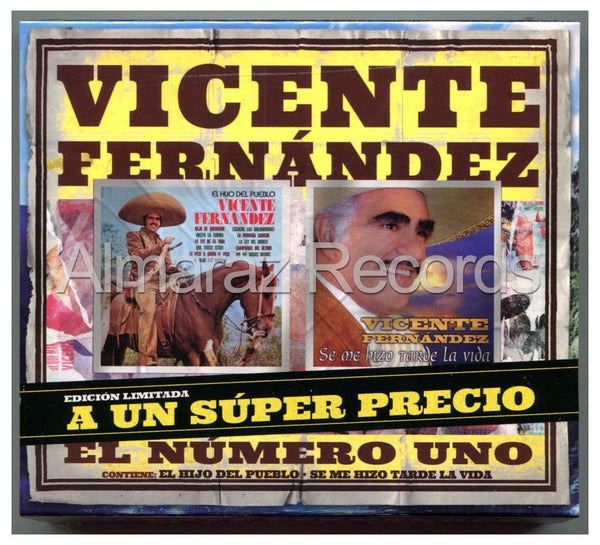 Vicente Fernandez El Hijo Del Pueblo + Se Me Hizo Tarde La Vida 2CD