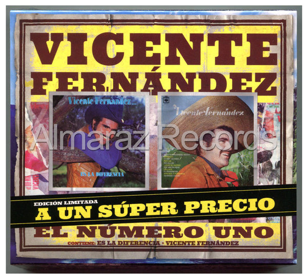 Vicente Fernandez Es La Diferencia + Vicente Fernandez 2CD