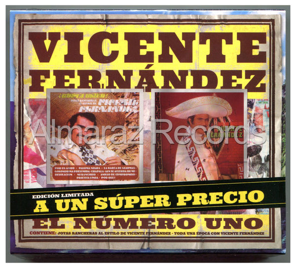 Vicente Fernandez Joyas Rancheras Al Estilo De + Toda Una Epoca Con 2CD