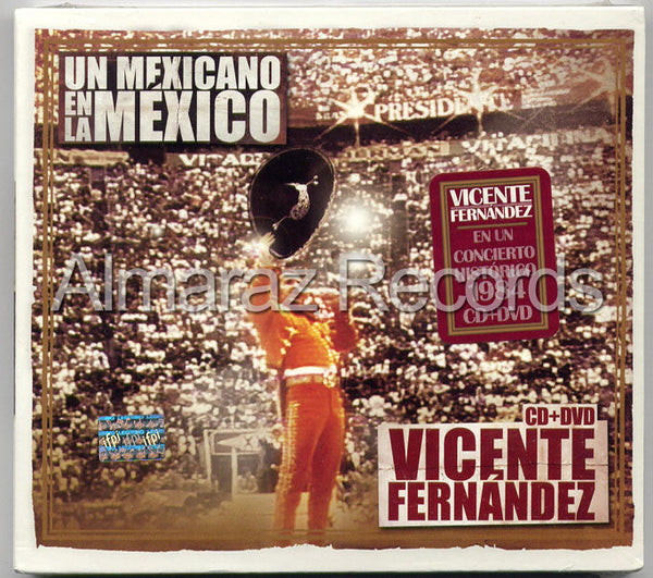 Vicente Fernandez Un Mexicano En La Mexico CD+DVD - Almaraz Records | Tienda de Discos y Películas
 - 1