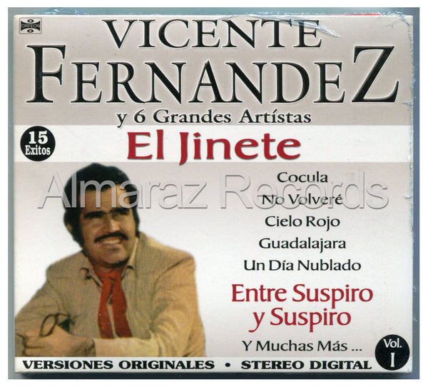 Vicente Fernandez Y 6 Grandes Artistas El Jinete CD
