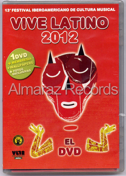 Vive Latino 2012 DVD - Almaraz Records | Tienda de Discos y Películas
 - 1