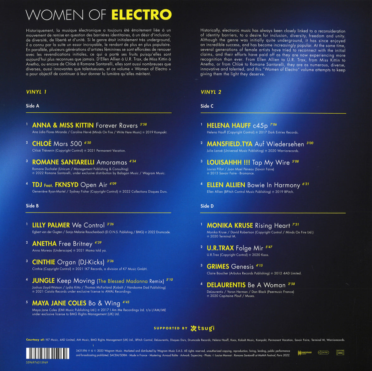 Women Of Electro Vol. 1 Vinyl LP